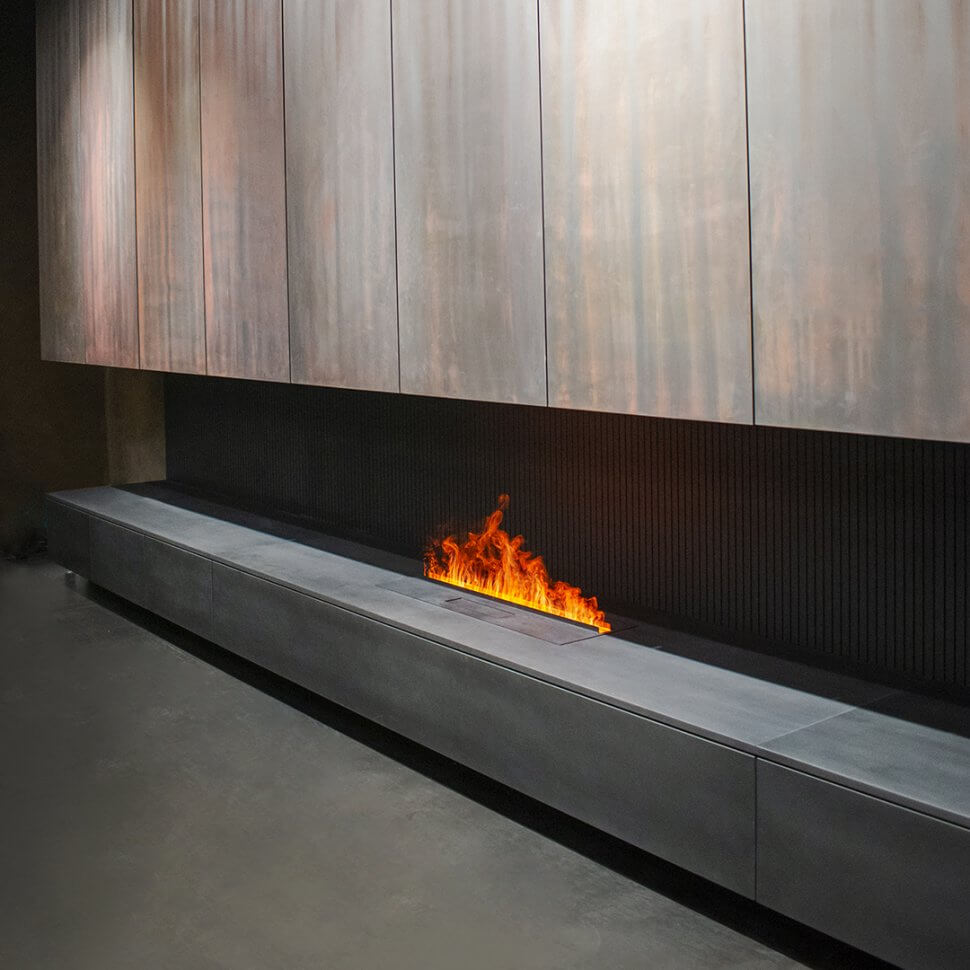 Электрический паровой очаг Schones Feuer 3D FireLine 800 PRO черный
