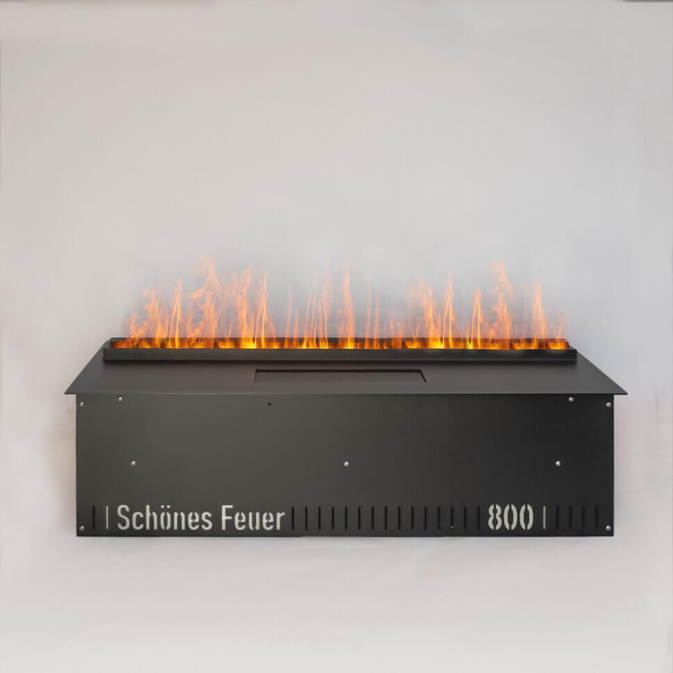 Электрический паровой очаг Schones Feuer 3D FireLine 800 PRO черный
