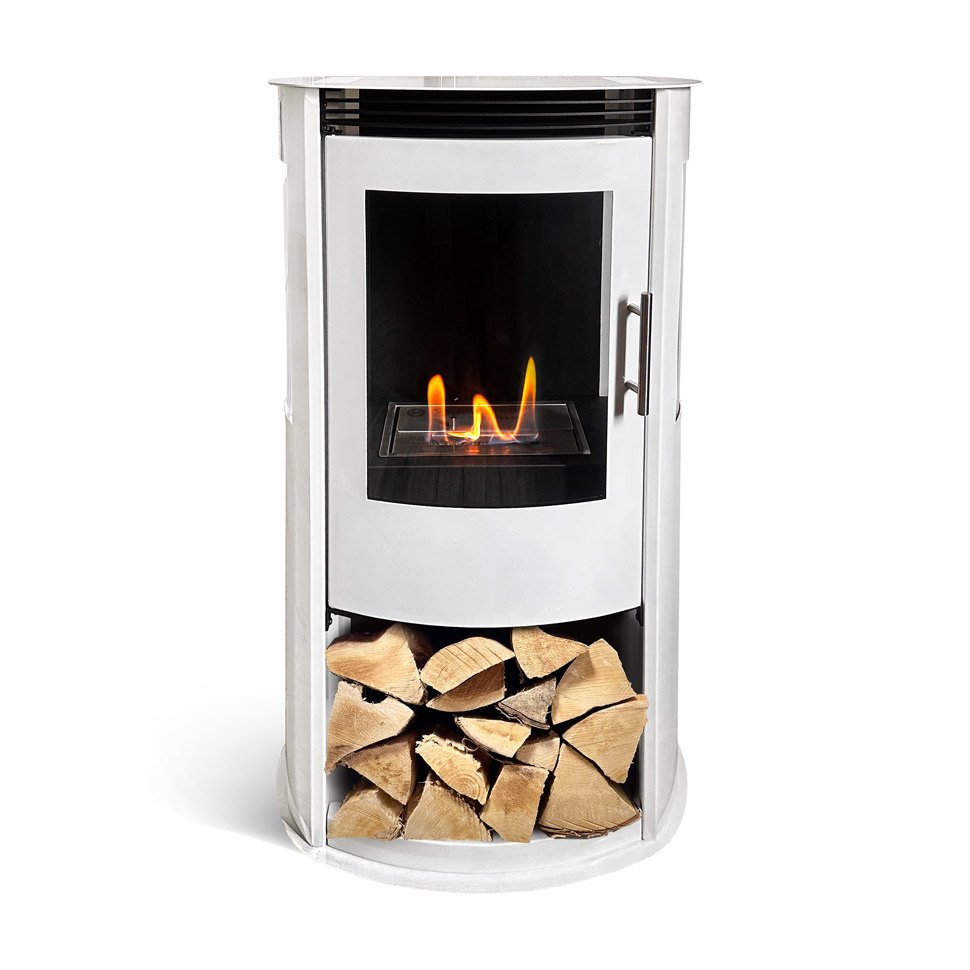 Напольный биокамин Debut белый Напольный биокамин Debut белый